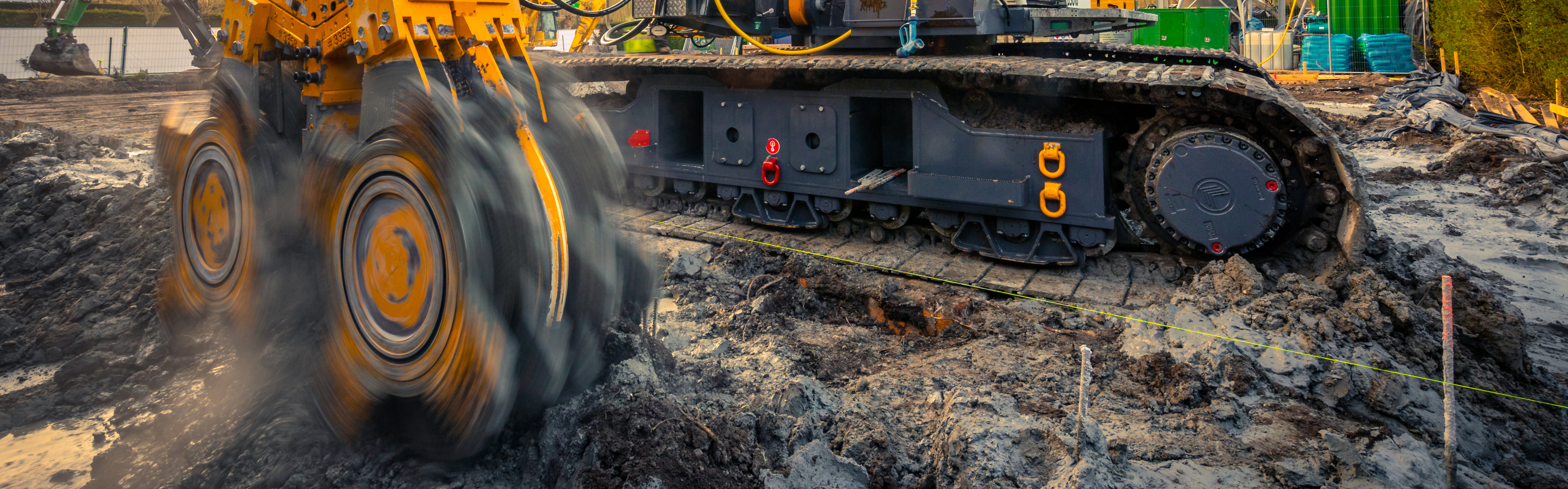 Soil mixing processes are considered to be particularly sustainable because comparatively little material has to be transported to and from the site. 