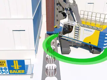 Systemy wspomagania firmy Bauer Maschinen umożliwiają naszym klientom jeszcze bezpieczniejszą i wydajniejszą pracę. 